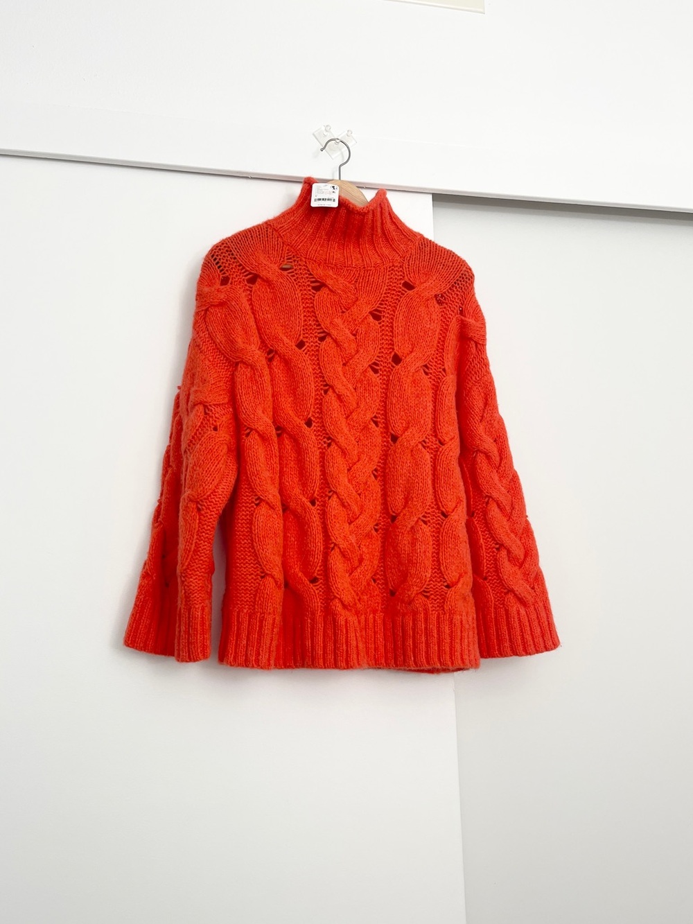 NWT Free People Clementine Sweater Knit Pullover Alpaca Wool Blend Size Small